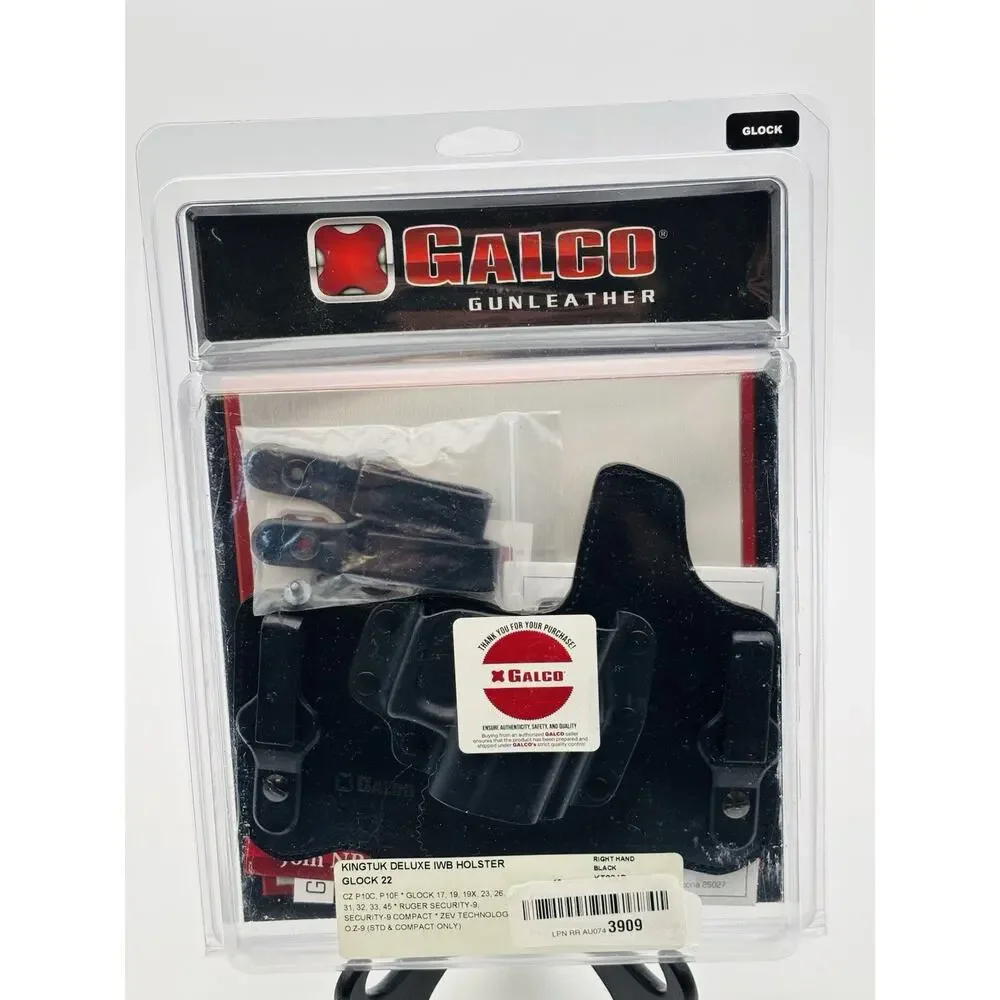 GALCO King Tuk Deluxe Holster KT224B for GLOCK 17,19,22,23,26,27,31,32,33 IWB RH
